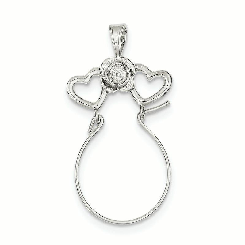 Bonyak Jewelry Sterling Silver Heart Charm Holder