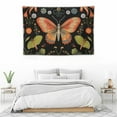 thumbnail image 4 of COMIO Plant Tapestry, Moth Tapestry Aesthetic Room Decor, Nature Moon Phase Tapestry Wall Hanging, Botanical Floral Tapestry Mushroom Tapestries for Bedroom Living Room Dorm, 4 of 7