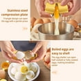 thumbnail image 5 of 2.95×1.97 Inch Egg Cracker & Egg Opener – Safe Mess-Free Egg Shell Breaker Tool for Raw Eggs, Easy Egg Opener for Kids & Families., 5 of 9