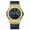 Gold-Blue, variant on Mens Stylish Night Glow Quartz Watch - Water Resistant, Accurate Timekeeping, Luminous Dial, Perfect Accessory for Formal Occasions