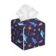 thumbnail image 1 of Balery Cute Shark Porta Pañuelos de Cuero con Estampado – Funda Moderna Cuadrada para Caja de Pañuelos, Dispensador 5x5x5'', 1 of 7