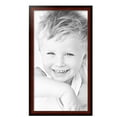 thumbnail image 2 of ArtToFrames 19" x 35" Matte mahogany Diploma Picture Frame, 19x35 inch Brown Wood Poster Frame (WOM-5108), 5 Pack, 2 of 6