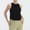 Black, variant on Women's Loose Fit Yoga Tank Top with Flowy Tailcoat Back Design for Sports Workouts Gym Sessions Outdoor Activities Casual Wear or Layering Over Bras Blue M