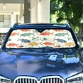 thumbnail image 4 of Fish Paper Cutting Car Windshield Sun Shade Foldable Car Front Window Visor Heat and UV Protection 53x23.5, 4 of 8