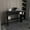Black, variant on 39" Wide 2-Tier Shelf with Storage / Enhances Style in Home Office