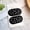 Black, variant on Knitted Polka Dot BB Hair Clips for Women, Sweet Cute Fabric Hair Barrettes for Bangs and Flyaways, Fresh Autumn Daily Hair Accessories