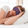 thumbnail image 6 of Goofa Carnival Masks and Beads Printed Sleep Eye Mask for Men Women, Zero Eye Pressure Sleeping Mask, Light Blocking Night Blindfold, Soft Eye Shade Cover, 6 of 7