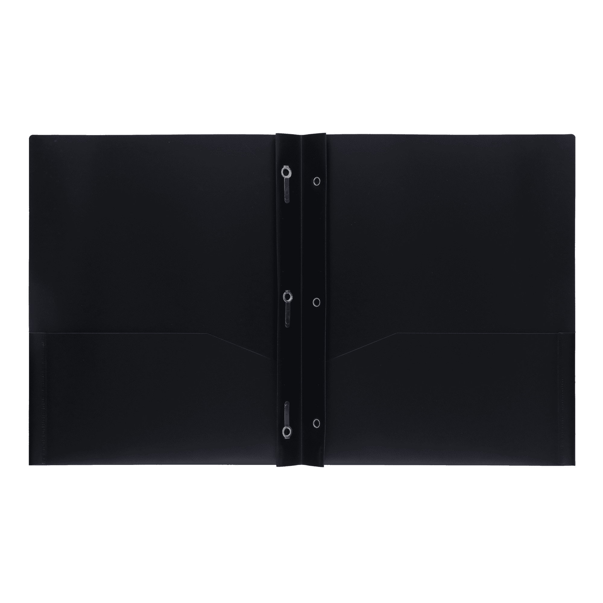 Pen+Gear 3-Prong Poly Folder, Black