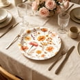 thumbnail image 6 of Hvmvliv Fall Floral Print Disposable Paper Plates 7 and 9 Inch for Fall Theme Party Decorations Tableware 10 Pack, 6 of 6