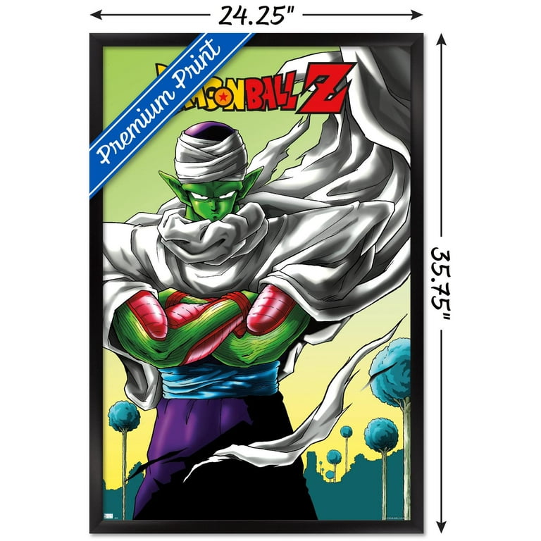 Dragon Ball Z - Piccolo Wall Poster, 22.375 inch x 34 inch Framed, FR22615BLK22X34EC