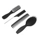thumbnail image 5 of Juego de peines multifuncionales para el cabello, peine de cola de 9 filas, peine de doble diente, herramientas de peinado, conjunto negro, 4 Uds., 5 of 14