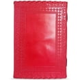 thumbnail image 6 of Jaald 10" Leather Journal Blank Notebook Handmade Travel Diary with Lock Writing Bullet Journal Christmas Gift Red Sketchbook for Artists, 6 of 8