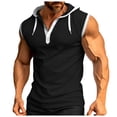 thumbnail image 7 of Afdoent Mens Casual Tank Tops Mens Gym Vest Training Sleeveless Vest Heavy Summer Sport Fitness Hooded Vest For Men Streetwear, 7 of 7