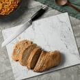 thumbnail image 5 of CounterArt White Marble Design 3mm Tempered Glass Cutting Board 10" by 8", 5 of 8