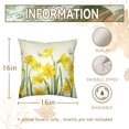 thumbnail image 2 of Fundas de almohada Cryfox Daffodils Spring de 40 x 40 cm, juego de 2, 2 of 8