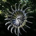 thumbnail image 4 of Molinos de viento de metal únicos y mágicos, decoración de atrapavientos para jardín, 4 of 6
