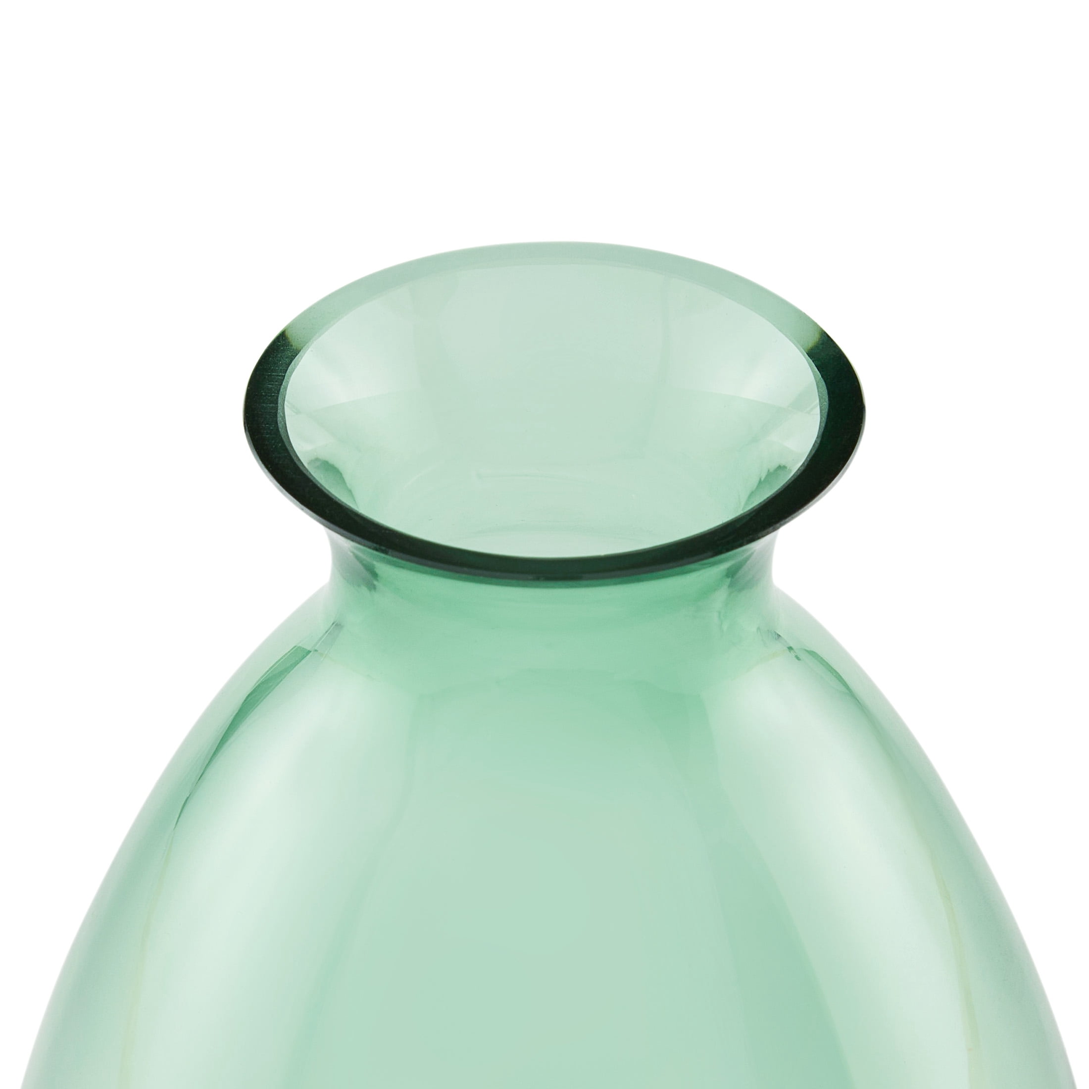 Mainstays by Becky G. & Alejandra 8" Indoor Green Glass Vase