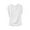 White, variant on Plus Size Tank Tops for Women Sleeveless Solid V-neck Summer Top Green 2XL