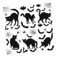 thumbnail image 1 of Adhesivos de Halloween para ventanas, espeluznantes, de PVC, impermeables, con forma de gato negro. 264 cm x 18 cm x 01 cm, 1 of 9