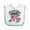 White and Blue, variant on Inktastic Babys First 4th of July Boys or Girls Baby Bib