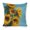 Sunflower blue background 1, variant on tiger dragon waterfalllinen toss pillowcase decoration pillowcase gifting preferred 20x20inch cushion cover sofa pillowcase sofa bedroom living room car