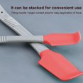 thumbnail image 1 of Langgg Silicone Cake Spatula Heat-Resistant Cream Rubber Scraper Non-stick Kitchen Utensil for Mixing Baking, Red, 1 of 7