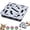 Gray, variant on Cat Scratch Puzzle Enrichment Box, Cat Scratch Puzzle Box, Cats Nail File Scratch Enrichment Box with 3 Bell Balls, Stimulate Energy and Instincts, No-Install Design (Blue-Green, Round)