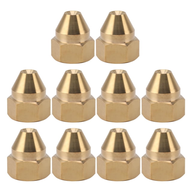 Boquillas nebulizadoras de latón, 10 piezas, resistentes a la corrosión, alta presión, niebla fina para refrigeración y riego de plantas, rosca hembra G1/2"