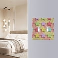thumbnail image 5 of 3d Pastel Cute Stars Light Switch Cover Electrical Outlet Cover Replaceable Wall Plates 2-Gang, 5 of 8
