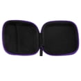 thumbnail image 4 of Estuche portátil para almacenamiento de auriculares pequeños, bolsa de transporte, caja (púrpura), 4 of 8
