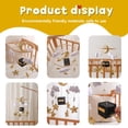 thumbnail image 3 of Baby Crib Mobile Nursery Decoration Moon and Stars Hanging Mobile Gender-Neutral Baby Mobile for Crib Handmade Newborn Nursery Decor Easy to Assemble & Durable (Golden Moon), 3 of 5