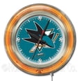 thumbnail image 1 of San Jose Sharks Neon Clock, 1 of 1