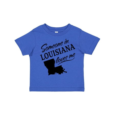 

Inktastic Someone in Louisiana Loves Me Gift Toddler Boy or Toddler Girl T-Shirt