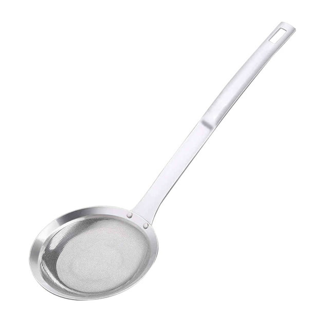 Stainless Steel Oil Filter Spoon Practical Soybean Milk Juice Strainer