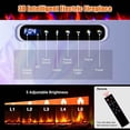 thumbnail image 6 of Electric Fireplace,60" Electric Fireplace Heater with WiFi, Recessed or Wall Mounted, Color Changing Flames, 750W/1500W Heater, Adjustable Flame Colors & Speed, 24-Hour Timer, 6 of 8
