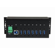 Rugged Metal 7port Usb 3.0 Hub Din Rail & Surface Mountable Hub