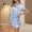 Purple, variant on VISALY Womens Pajama Sets Satin Pajamas Silk Sleepwear Flower Print Button Down Short Sleeve Shirts Elastic Waist Shorts Lounge Sets Comfy Cooling Sleepwear Green L