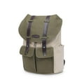 thumbnail image 1 of TruBlue The Pioneer Backpack 13" Laptop For School, College, Travel, Canvas Material 12L Capacity, Green, 1 of 4