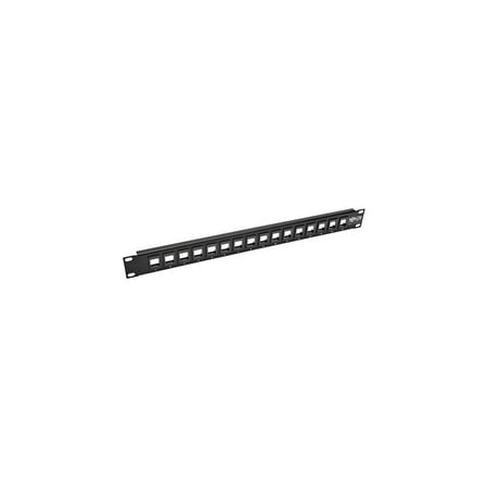 UPC: 0037332193575 | Tripp Lite 16-Port 1U Rack-Mount Unshielded Blank Keystone/Multimedia Patch Panel RJ45 Ethernet USB HDMI Cat5e/6 (N062-016-KJ)