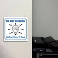 thumbnail image 5 of Square Plus Do Not Disturb Brilliant Minds At Work Door or Wall Sign | Workplace Cleaning Signage - Medium, 5 of 8