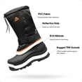 thumbnail image 4 of Burudani Men's Waterproof Hiking Winter Snow Boots Insulated Fur Liner Lightweight Outdoor Tall Boots, 4 of 5
