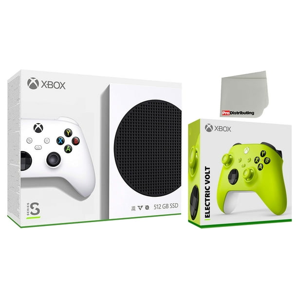 nood site mot Microsoft Xbox Series S 512GB Digital Console with Extra Electric Volt  Controller and Microfiber Cleaning Cloth - Walmart.com