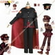 thumbnail image 2 of Disfraz de Cosplay de Anime Jibaku Shounen Hanako-kun Yugi Amane, capa de Hanako-kun, conjunto completo negro, peluca y sombrero, 2 of 5