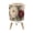 Color 4, variant on Small Trash Can with Lid Western Cowboy Riding Horse Blue Vintage Toile Style Beige 1.8 Gallon Dog Proof Trash Can Round Garbage Can Waste Bin Wastebasket for Bathroom Bedroom Living Room