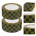 thumbnail image 1 of FONWILYO Patterned Duct Tape with Retro Chessboard Design for Stylish Package Sealing, 1 of 6