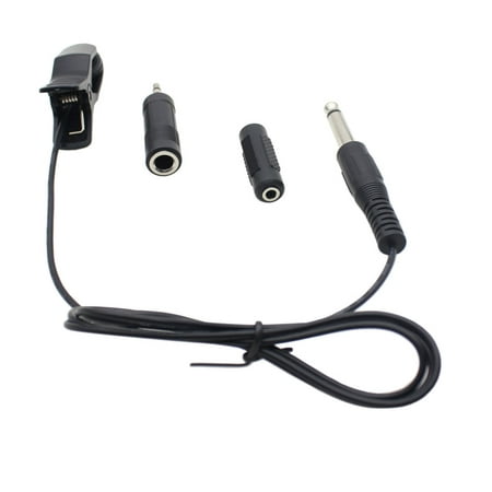 Clip-on 6.5mm Sound Pickup for Guitar Bass Cello Ukulele Violin with 3.5mm Male to 6.5mm Female Jack 3.5mm Female to 3.5mm Female (Best Female Violin Player)