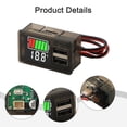 thumbnail image 2 of DC830V Voltmètre Numérique LED avec Ports de Charge Doubles Pratiques, 2 of 9