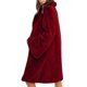 thumbnail image 4 of Chaqueta de abrigo de imitación cálida para mujer para mujer, abrigo de invierno con cuello vuelto Fridja po1854, 4 of 9