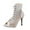 Beige, variant on Heeled Sandals for Women Lace up Open Round Toe Stiletto High Heel Sandals Cutout Mesh Gladiator Booties Ladies Dance Heels Black Evening Party Dress Shoes