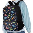 thumbnail image 4 of Jeiento Dinosaur Backpack for Boys 10-12 School Bag Primary School Back Packs with Side Pocket Student Book Bags Elementary Child Schoolbags Rucksack Heavy Duty Daypack, 4 of 6